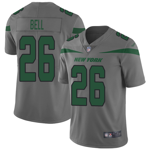 New York Jets Limited Gray Men LeVeon Bell Jersey NFL Football #26 Inverted Legend